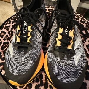 Adidas Black and Yellow Sneakers